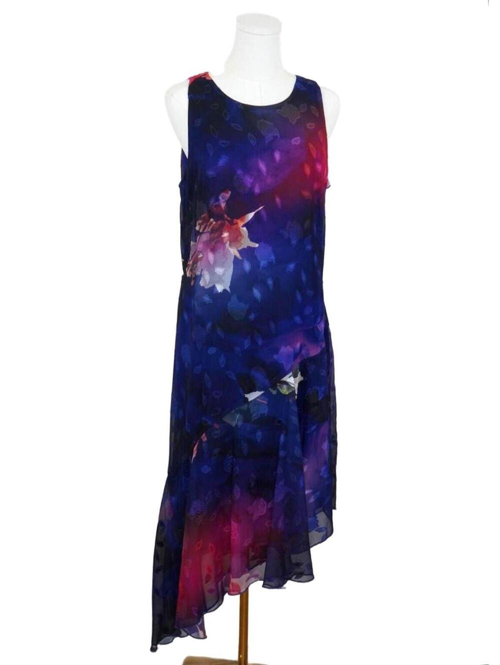 Donna Karan Floral Multicolour Dress size 8